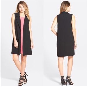 Leith sleeveless vest with pockets